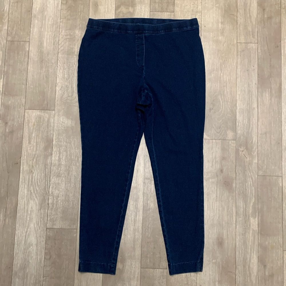 J. Jill Navy Cropped Pants